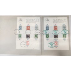 AUSTRALIA . LARGE COVERS . AUSIPEX and BICENTENIAL